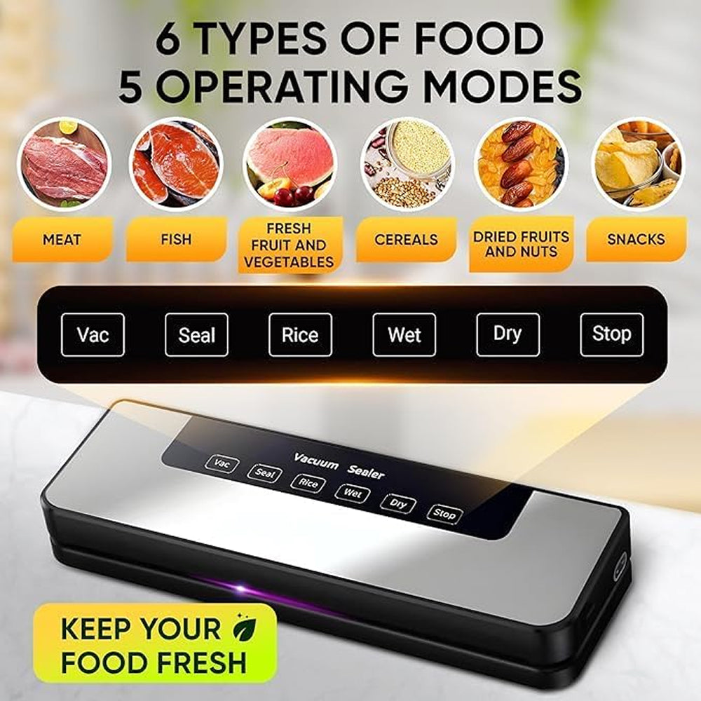 NanadMixi Professional 65KPa UV Vacuum Sealer Machine