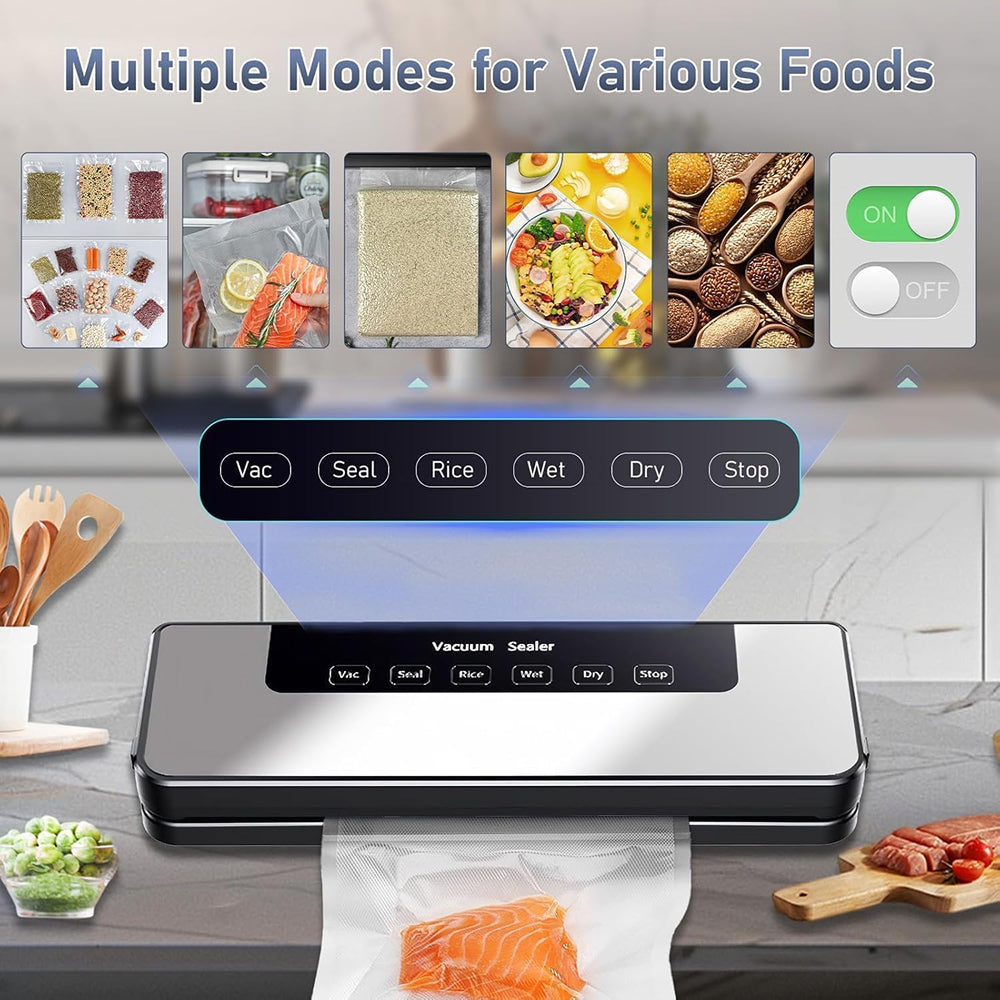 NanadMixi Professional 65KPa UV Vacuum Sealer Machine