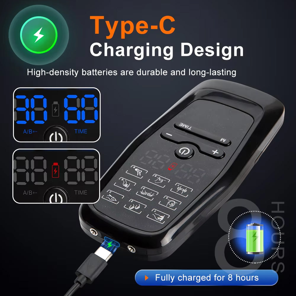 NeziEase TENS Unit for Pain Relief and Muscle Recovery