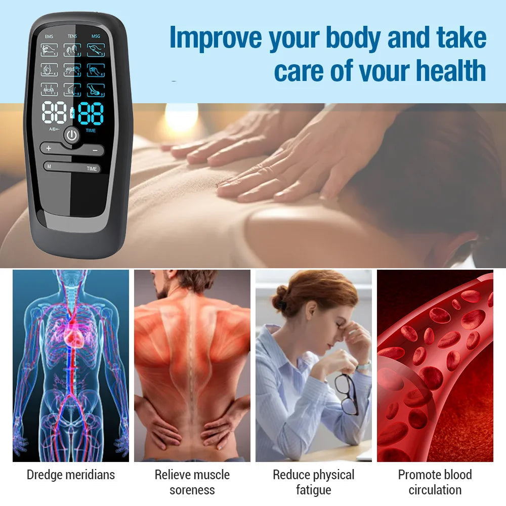 NeziEase TENS Unit for Pain Relief and Muscle Recovery
