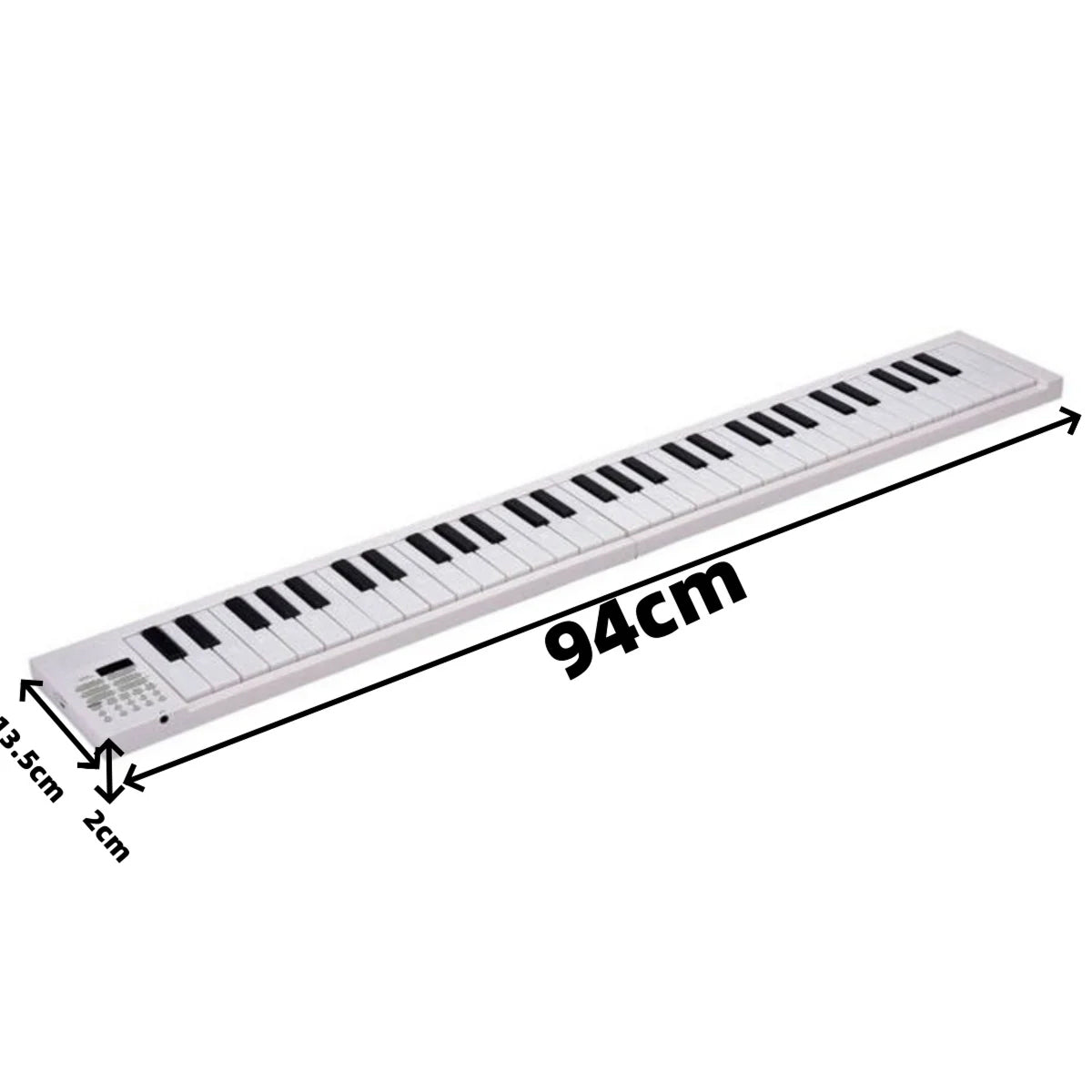 NoteArop Foldable 61-Key Portable Digital Piano
