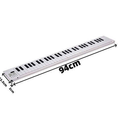 NoteArop Foldable 61-Key Portable Digital Piano