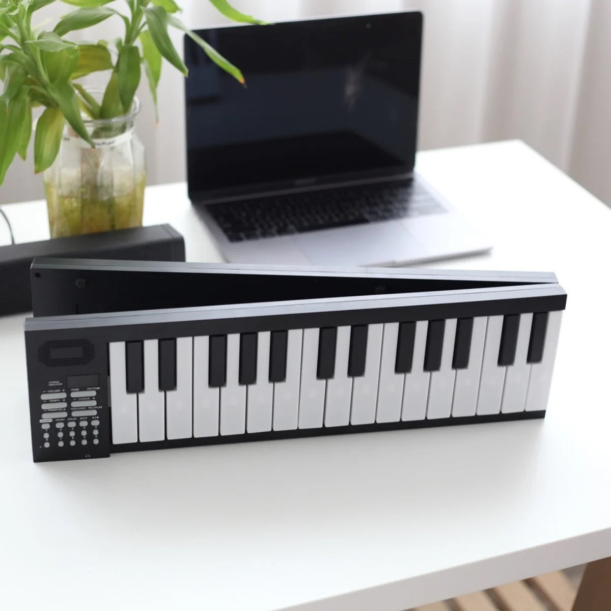 NoteArop Foldable 61-Key Portable Digital Piano