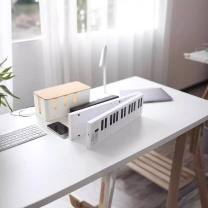 NoteArop Foldable 61-Key Portable Digital Piano