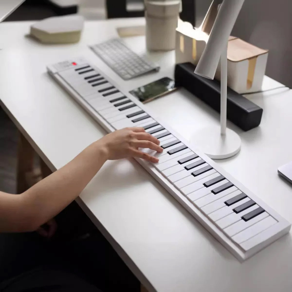 NoteArop Foldable 61-Key Portable Digital Piano