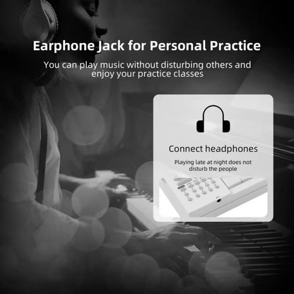 NoteArop Foldable 61-Key Portable Digital Piano
