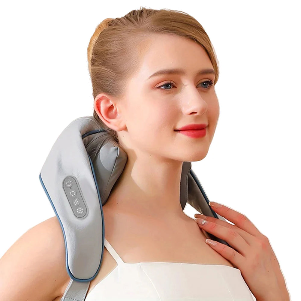 NuroSeri 6D Shiatsu Neck and Shoulder Massager with Heat Therapy