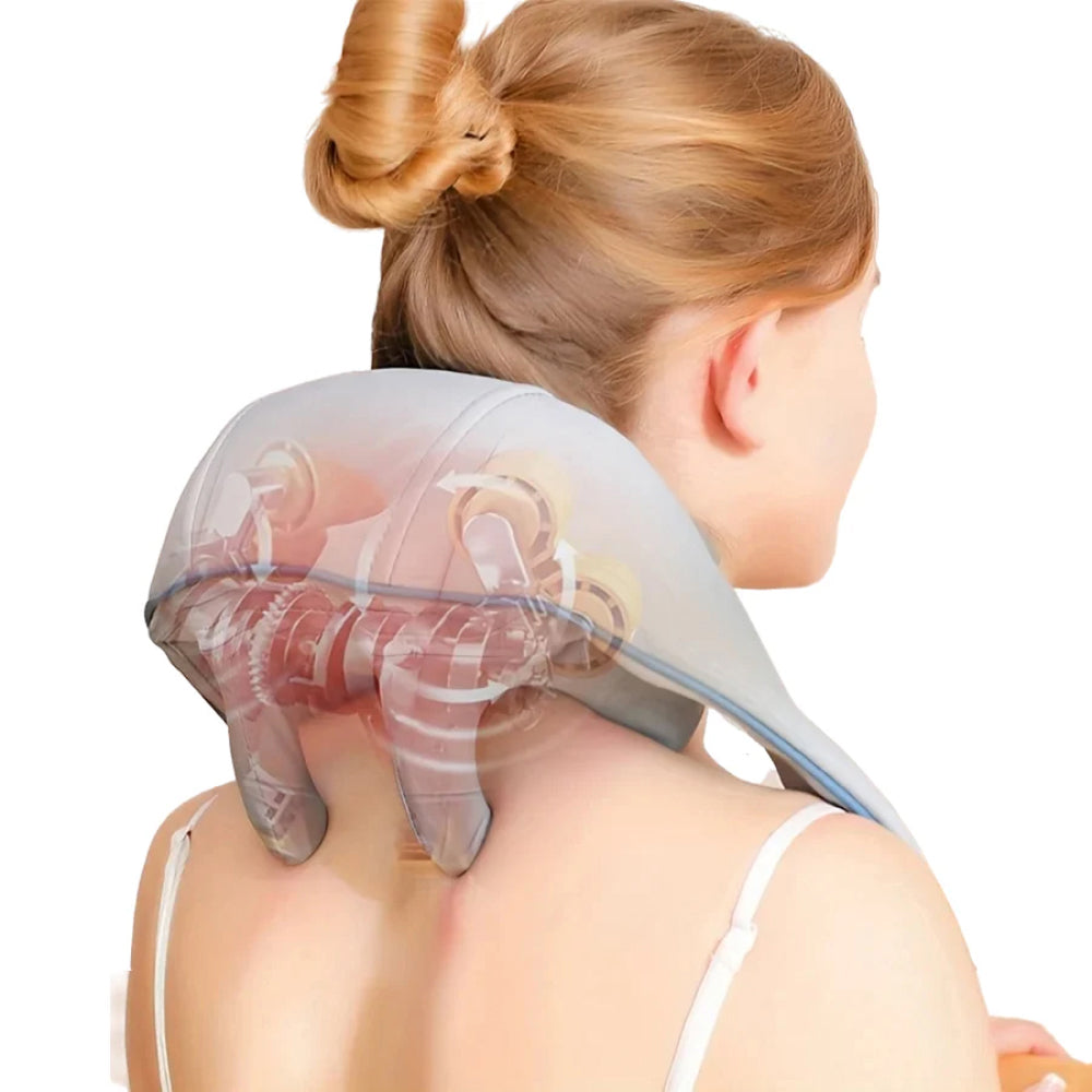 NuroSeri 6D Shiatsu Neck and Shoulder Massager with Heat Therapy