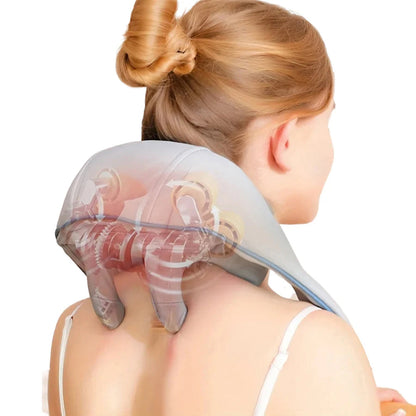 NuroSeri 6D Shiatsu Neck and Shoulder Massager with Heat Therapy