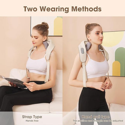 NuroSeri 6D Shiatsu Neck and Shoulder Massager with Heat Therapy