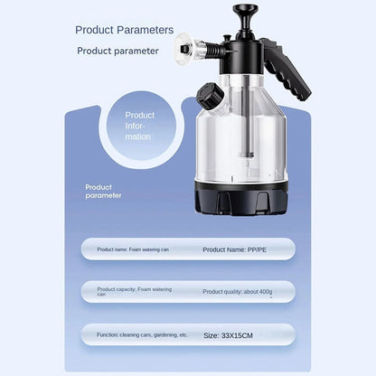 OvaEclat Manual Foam Cannon - 2.5L Capacity Detailing Sprayer