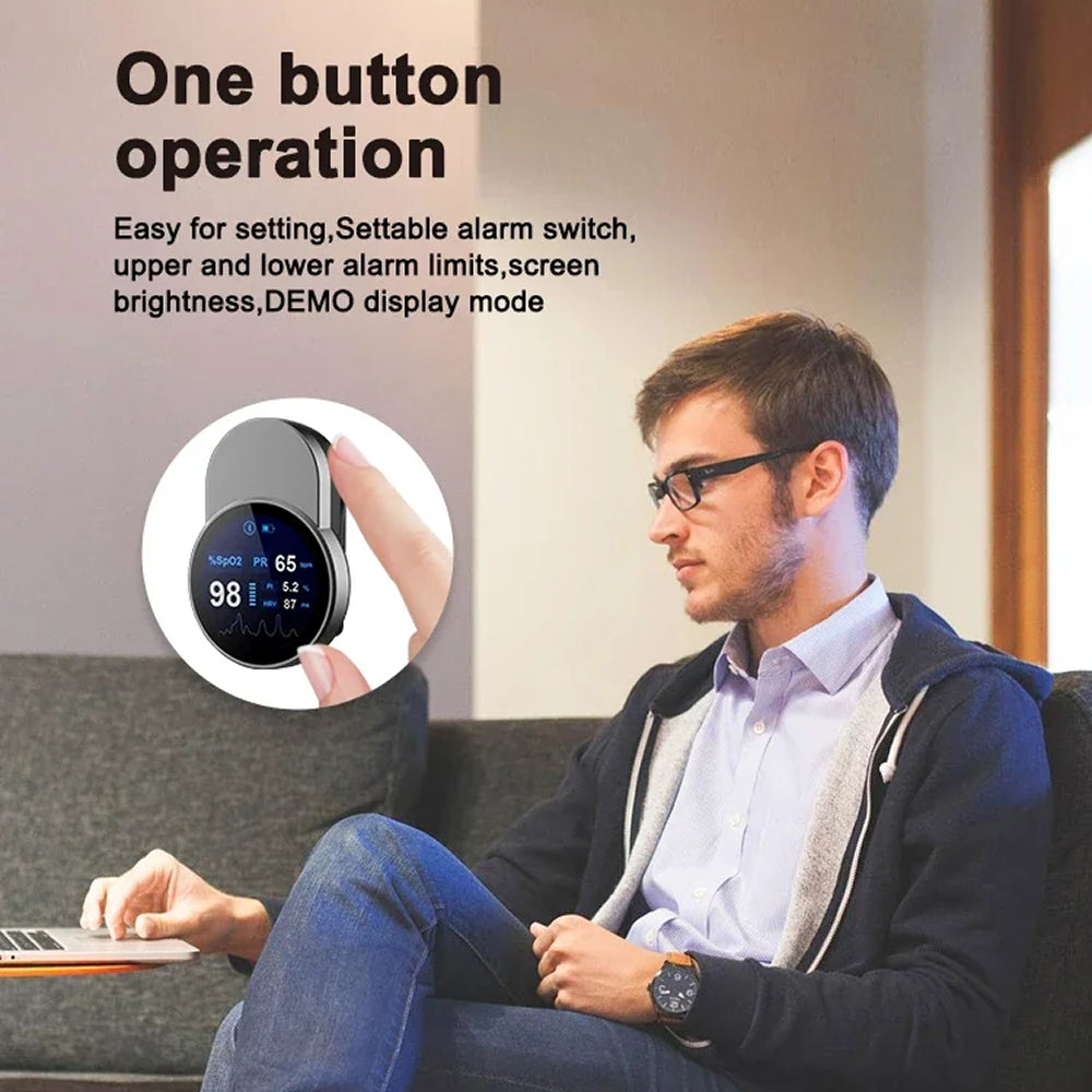 OxiMetik Bluetooth Pulse Oximeter & Health Trend Tracker