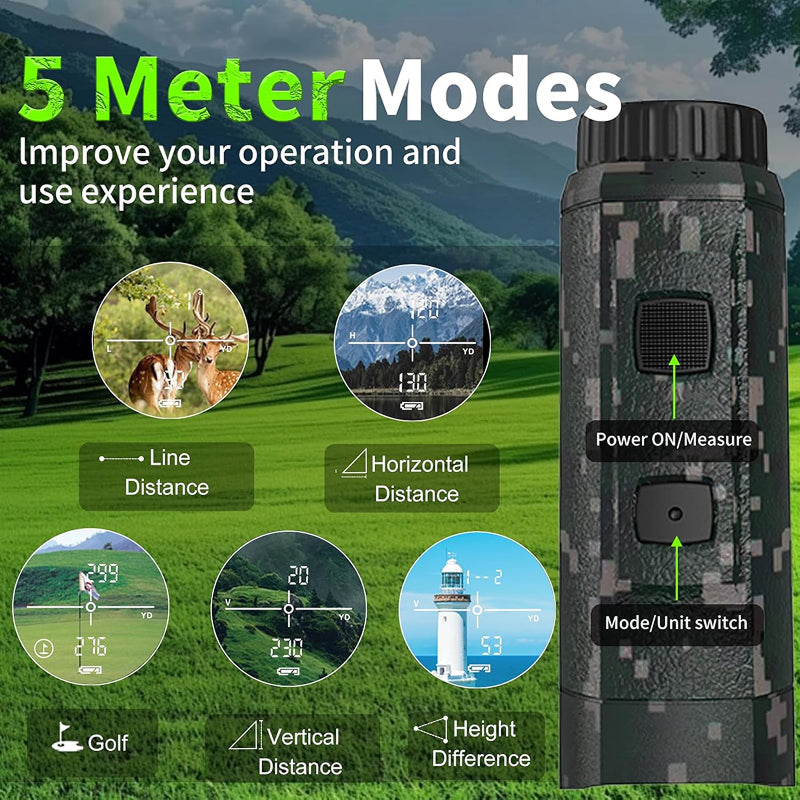 ParynGolf Laser Golf Rangefinder with Slope and Flag Lock