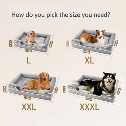 PawComfi Orthopaedic Memory Foam Dog Bed with Waterproof Liner