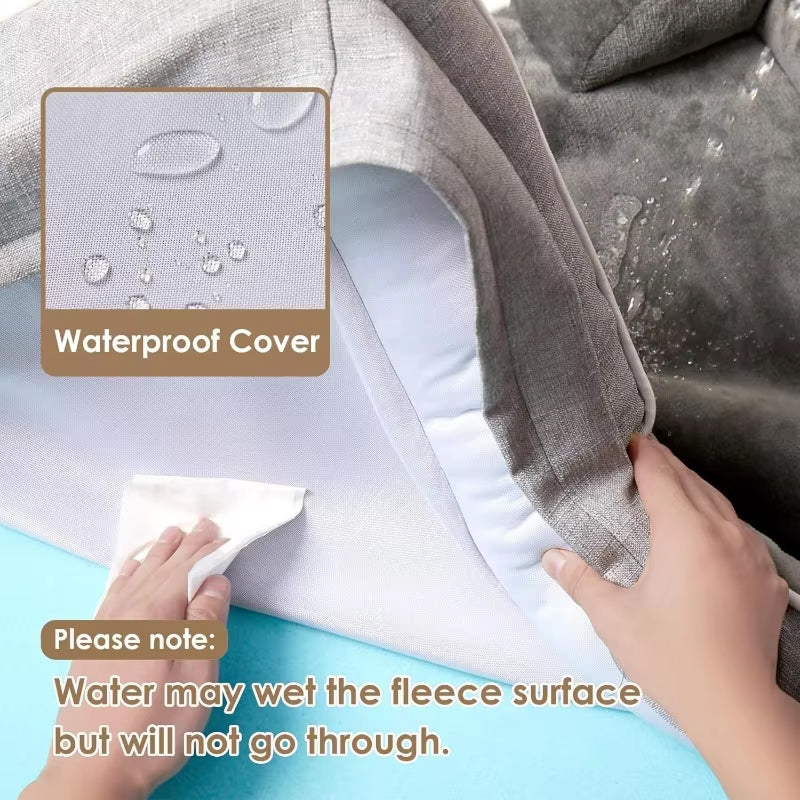 PawComfi Orthopaedic Memory Foam Dog Bed with Waterproof Liner