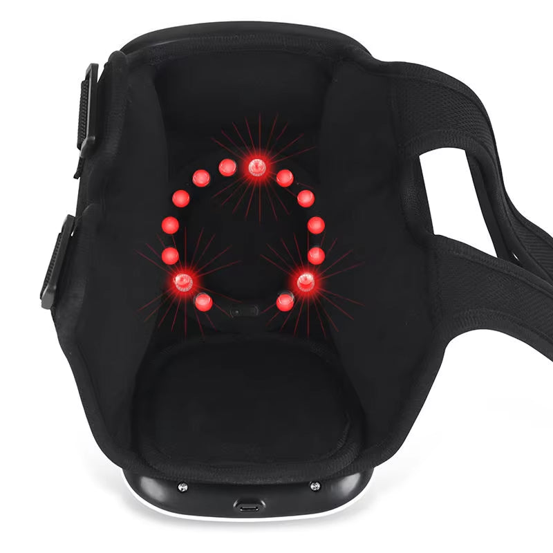 PekaFlexi Cordless Knee Massager with Red Light Therapy & Vibration