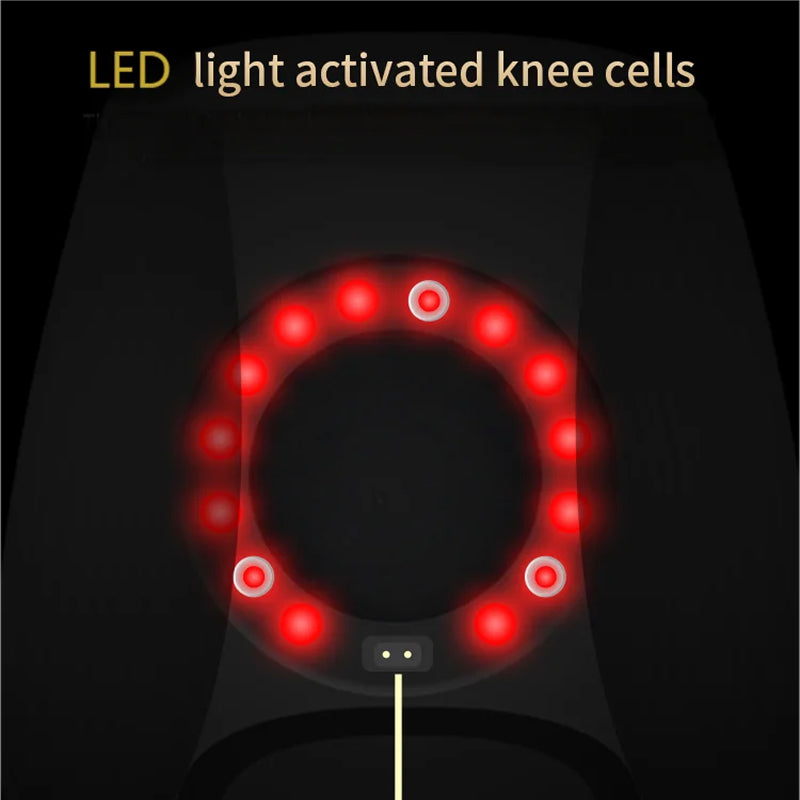 PekaFlexi Cordless Knee Massager with Red Light Therapy & Vibration