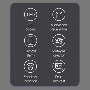 PeroHavi WiFi Propane and Natural Gas Leak Detector with LCD Screen