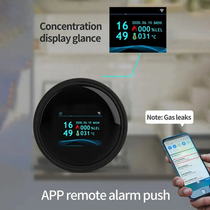 PeroHavi WiFi Propane and Natural Gas Leak Detector with LCD Screen