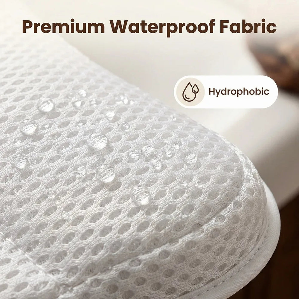 PilivKaxi Ergonomic Bath Pillow with Neck & Back Support