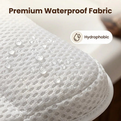 PilivKaxi Ergonomic Bath Pillow with Neck & Back Support