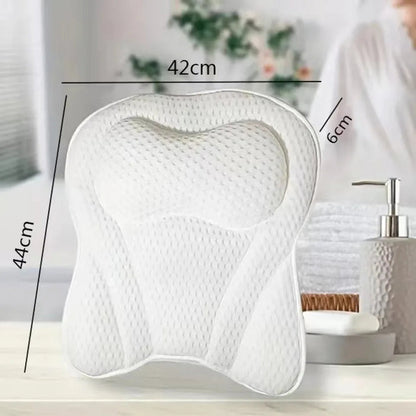 PilivKaxi Ergonomic Bath Pillow with Neck & Back Support