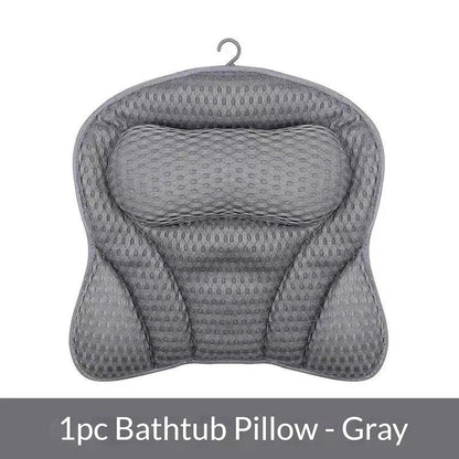 PilivKaxi Ergonomic Bath Pillow with Neck & Back Support