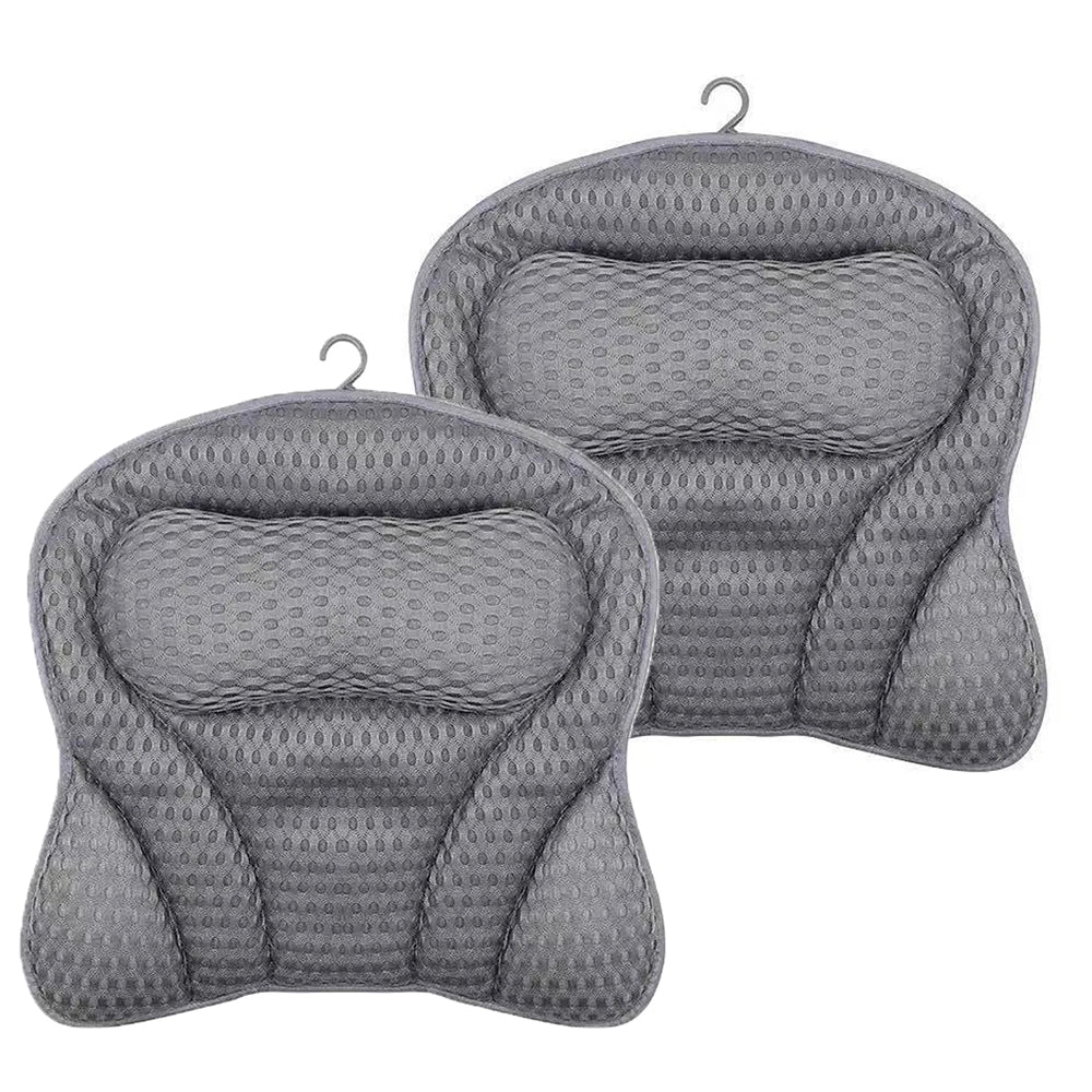 PilivKaxi Ergonomic Bath Pillow with Neck & Back Support