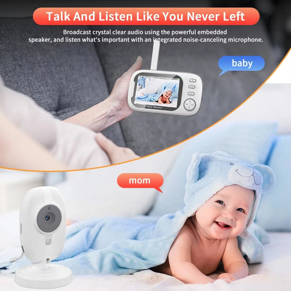 PoiseFin Secure FHSS Baby Monitor No Wi-Fi Privacy Guaranteed