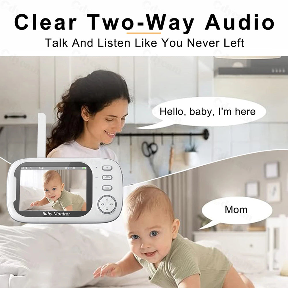 PoiseFin Secure FHSS Baby Monitor No Wi-Fi Privacy Guaranteed