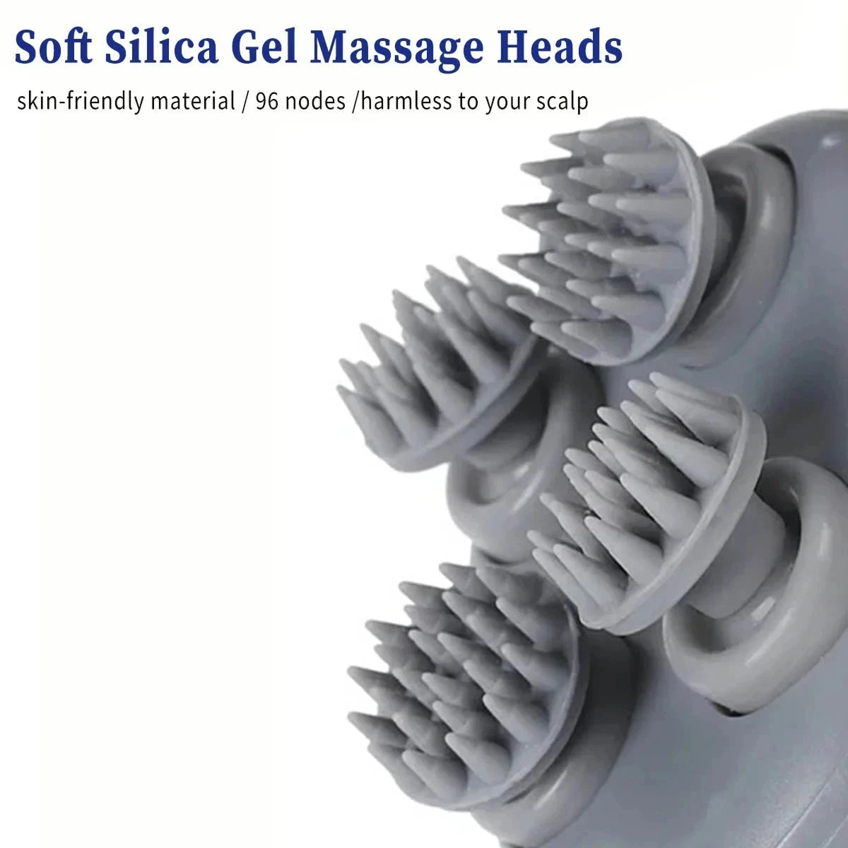 PorHavid Scalp Massager with Infrared Light and 96 Soft Nodes