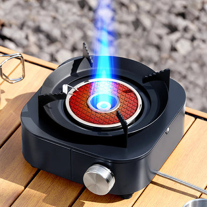 PotixGax 4000W Portable Gas Stove – Dual-Mode Burner, Safety Separated Tank & Indoor-Safe Design
