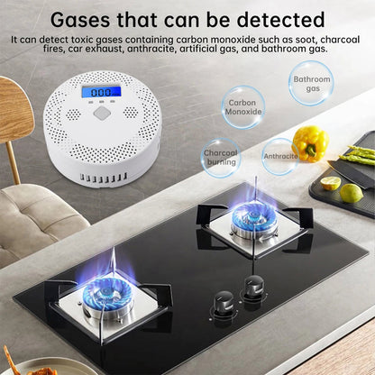 PralliRes Smart WiFi Carbon Monoxide Alarm with Tuya App