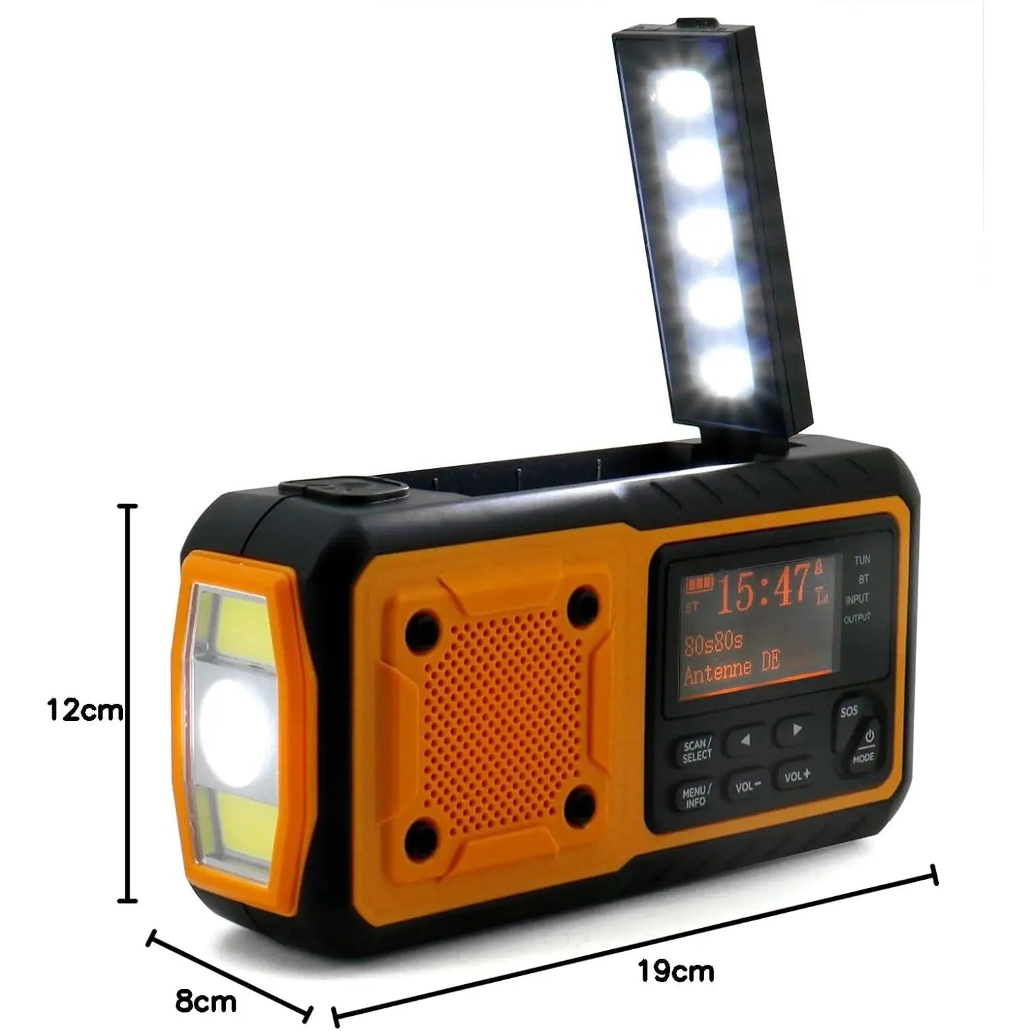 RadivLox Portable DAB/DAB+ Digital Radio & Emergency Power Bank