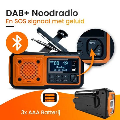 RadivLox Portable DAB/DAB+ Digital Radio & Emergency Power Bank