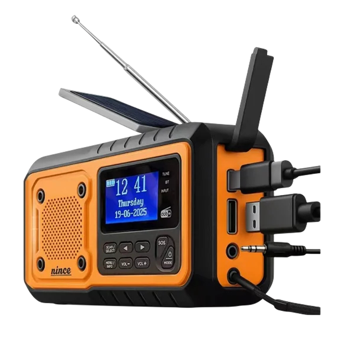 RadivLox Portable DAB/DAB+ Digital Radio & Emergency Power Bank