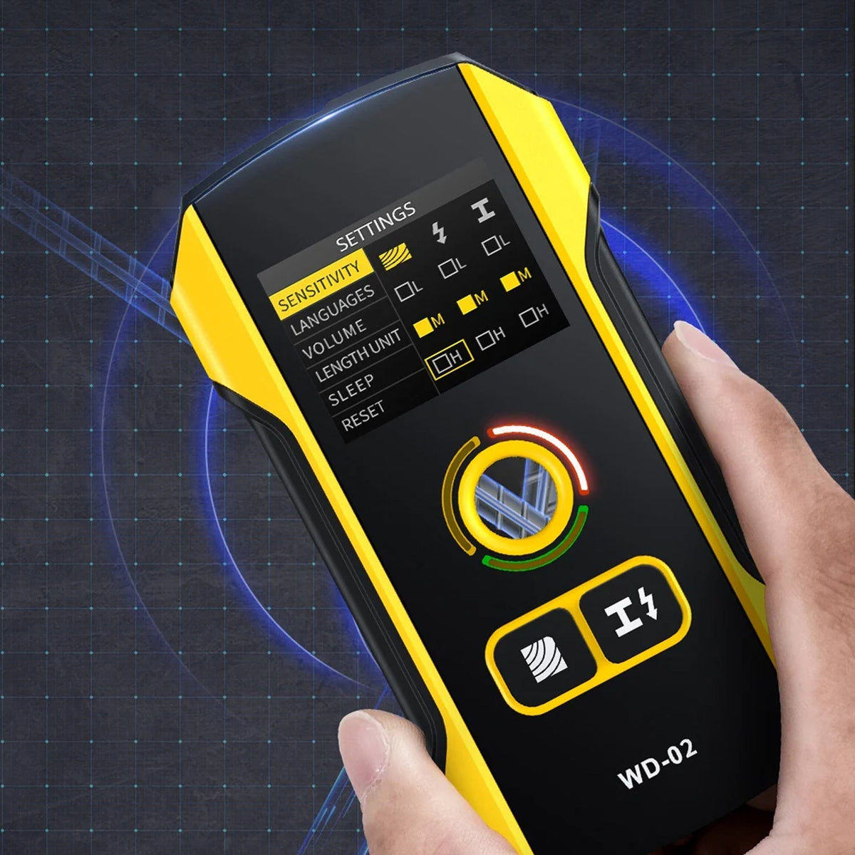 RaftNavi 3-in-1 Wall Scanner with TFT Color Screen and HPC Accuracy