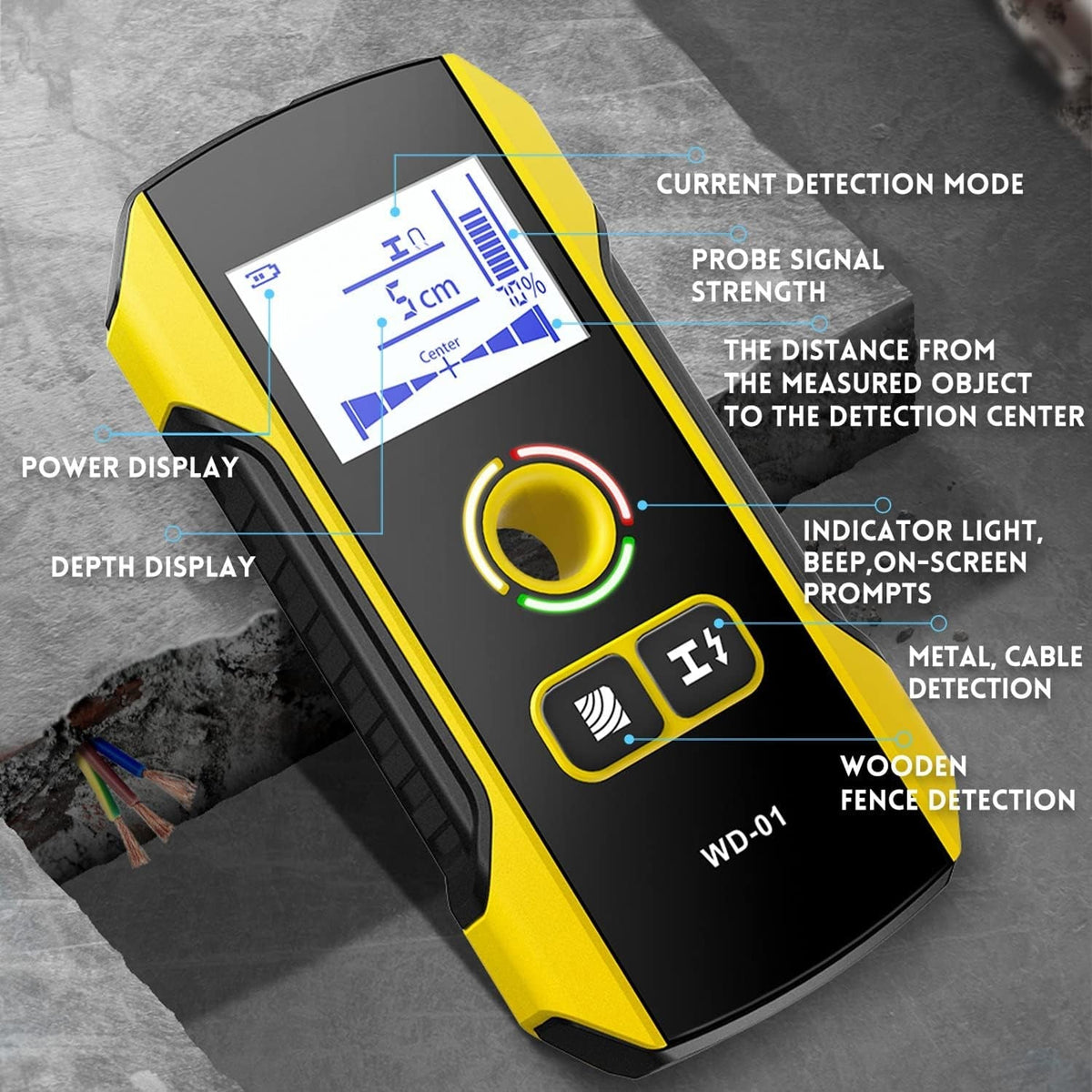 RaftNavi 3-in-1 Wall Scanner with TFT Color Screen and HPC Accuracy