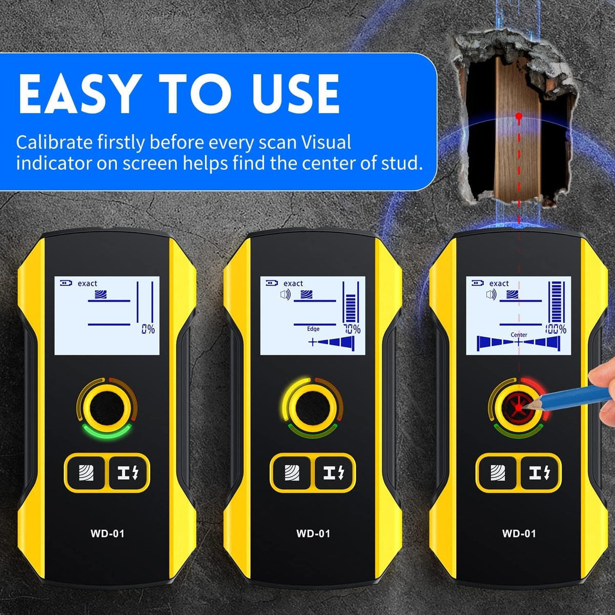 RaftNavi 3-in-1 Wall Scanner with TFT Color Screen and HPC Accuracy