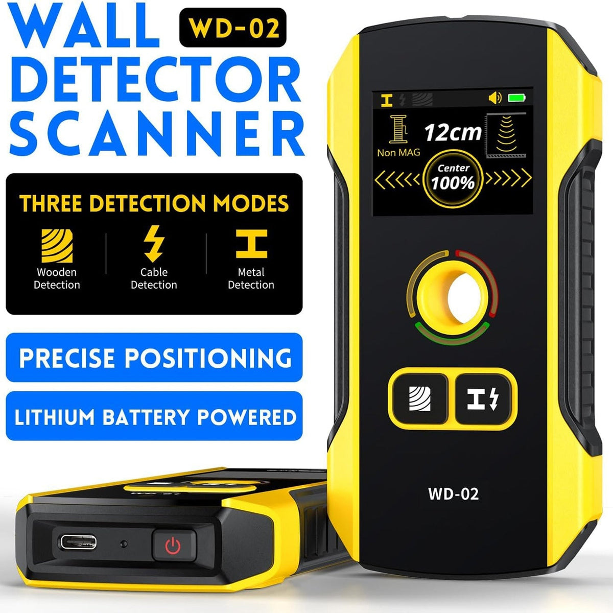 RaftNavi 3-in-1 Wall Scanner with TFT Color Screen and HPC Accuracy