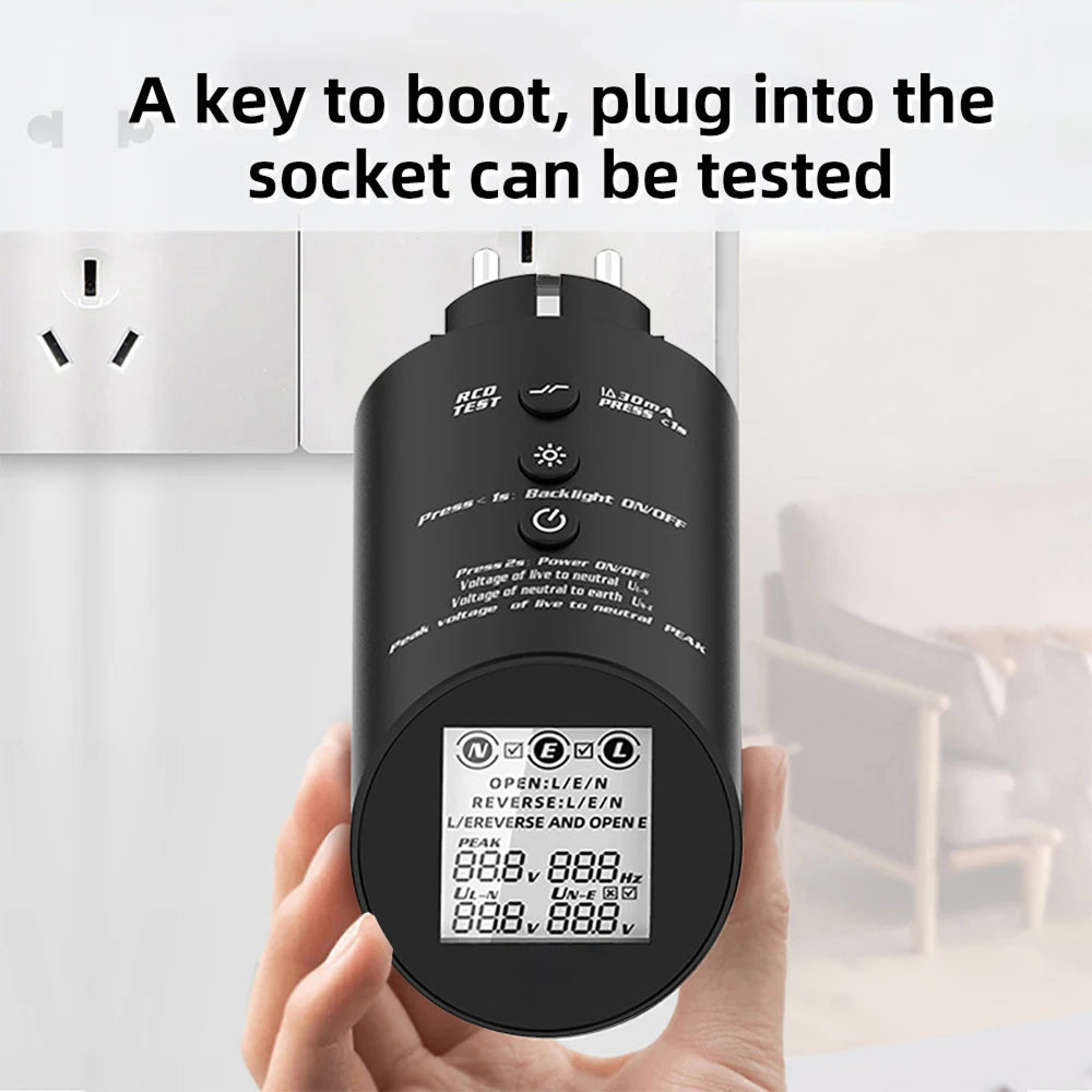 RefGriote Professional TRMS Outlet and Circuit Wiring Fault Analyzer