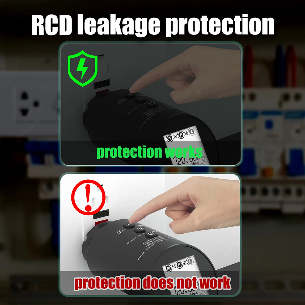 RefGriote Professional TRMS Outlet and Circuit Wiring Fault Analyzer