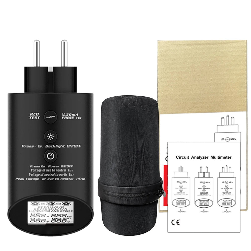 RefGriote Professional TRMS Outlet and Circuit Wiring Fault Analyzer