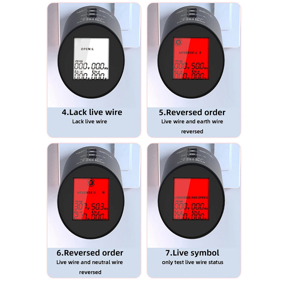 RefGriote Professional TRMS Outlet and Circuit Wiring Fault Analyzer