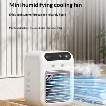 RimiLoxa Portable Air Cooler & Humidifier with 10m Reach