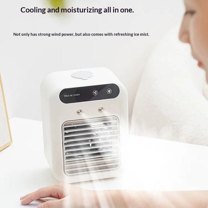 RimiLoxa Portable Air Cooler & Humidifier with 10m Reach