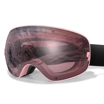 RosGlaco Frameless Panoramic Anti-Fog Ski Goggles