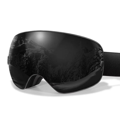 RosGlaco Frameless Panoramic Anti-Fog Ski Goggles