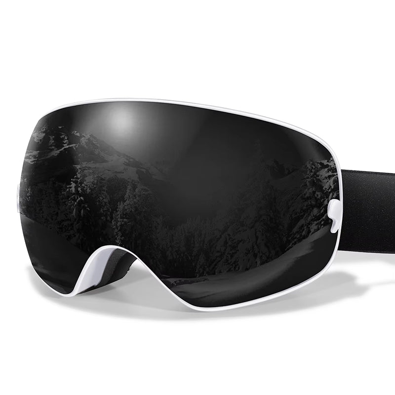 RosGlaco Frameless Panoramic Anti-Fog Ski Goggles
