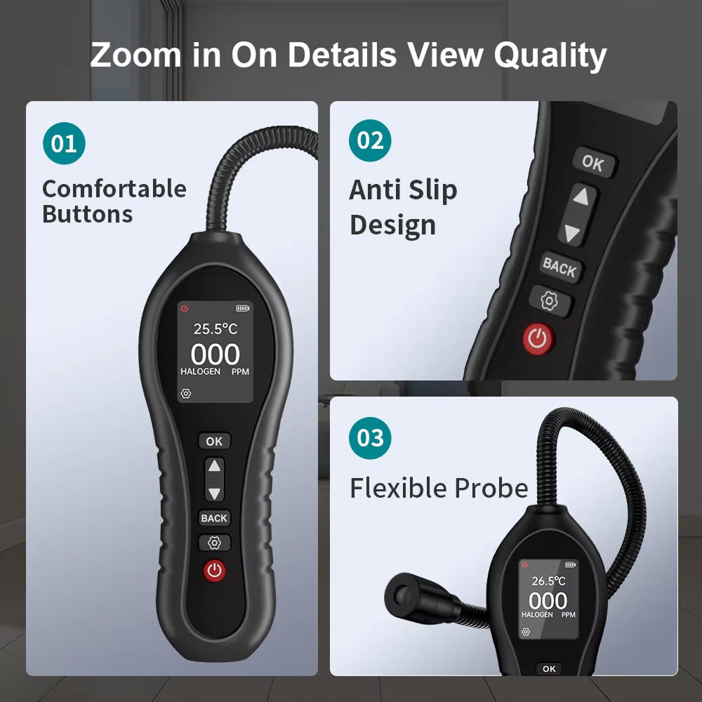 SafeNoil 1 PPM Precision HVAC & Automotive Leak Detector
